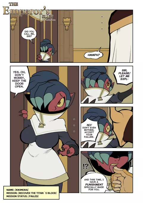 The Emperor’s Slut (The Owl House) [RuddyRzaq] rule 34 porn comic cover