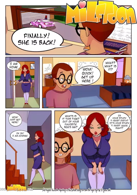 The Geek [MILFToon] rule 34 porn comic cover