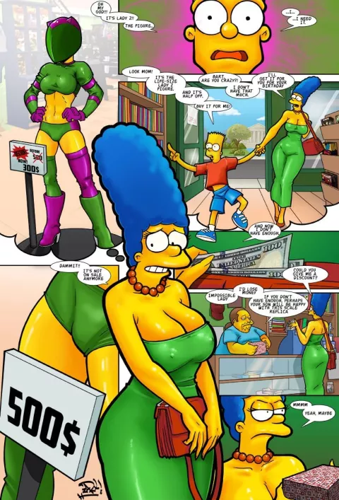 The Gift (The Simpsons) [Zarx] rule 34 porn comic cover