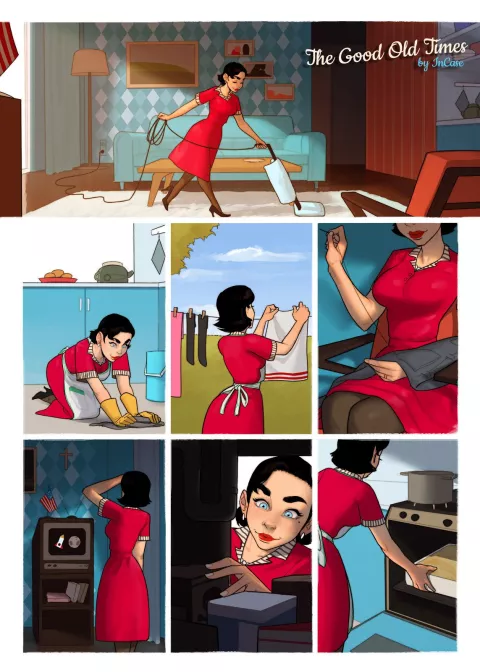 The Good Old Times [InCase] rule 34 porn comic cover