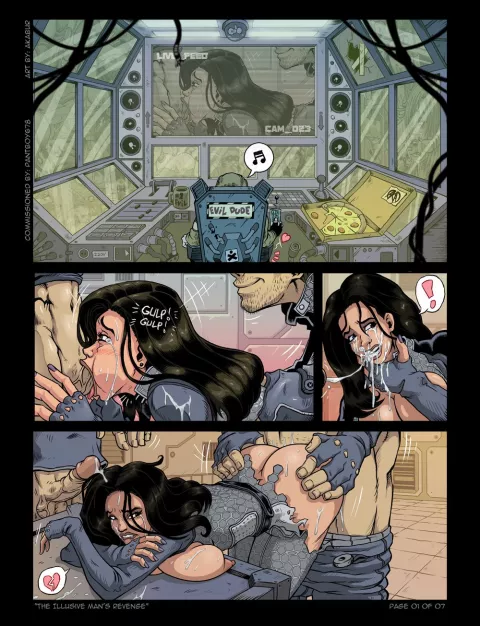 The Illusive Man’s Revenge (Mass Effect) [Akabur] rule 34 porn comic cover