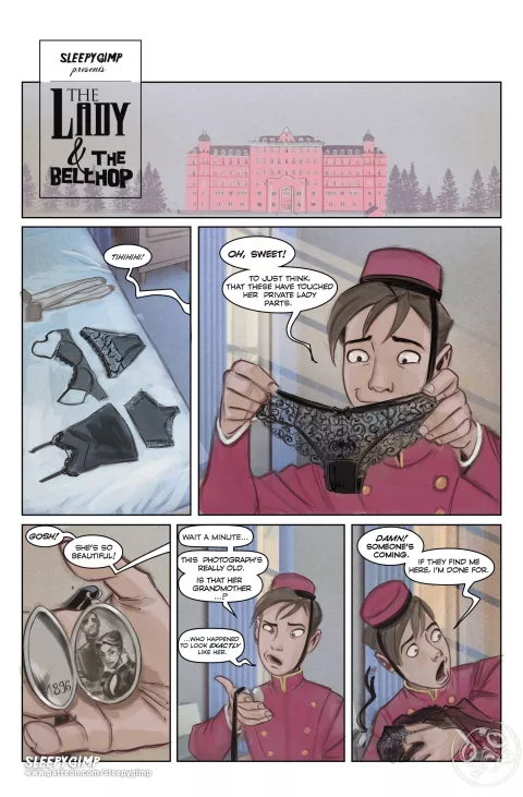 The Lady &amp; The Bellhop [Sleepy Gimp] rule 34 porn comic cover