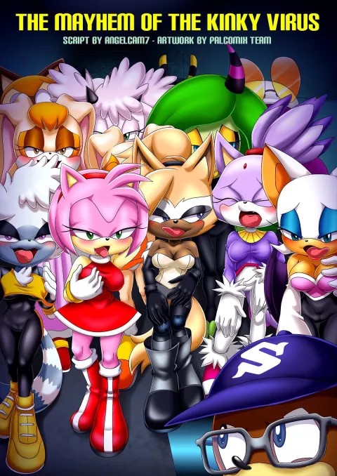 The Mayhem of the Kinky Virus (Sonic the Hedgehog) [Palcomix] rule 34 porn comic cover