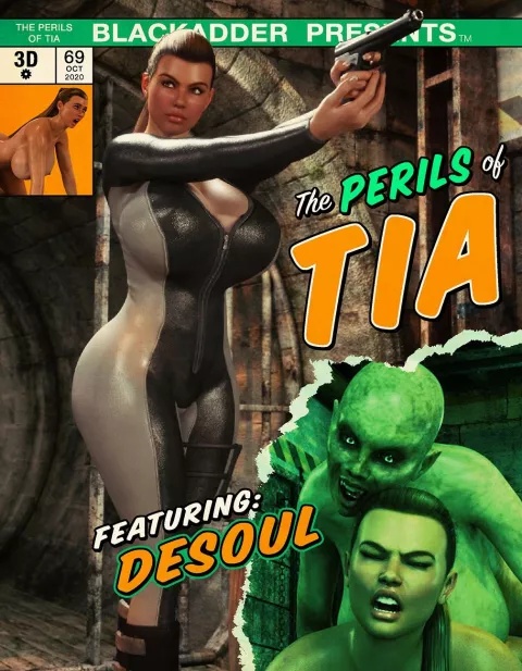 The Perils Of Tia [Blackadder] rule 34 porn comic cover