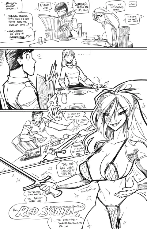 The Red Sonja Me [Fred Perry] rule 34 porn comic cover