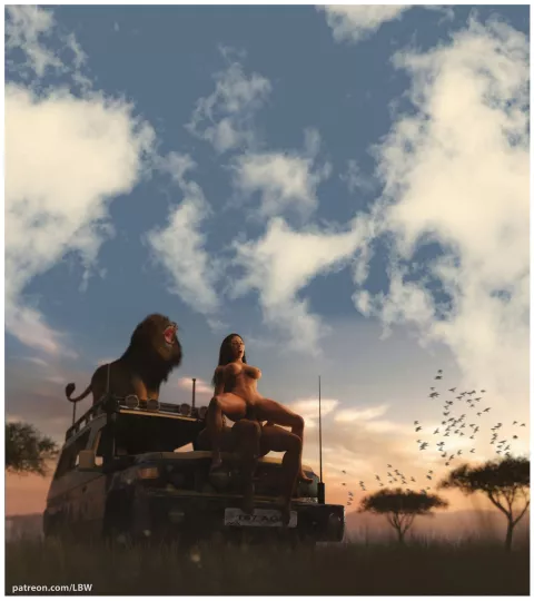 The Safari Adventure [LBW] rule 34 porn comic cover