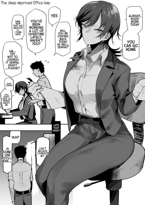 The Sleep Deprived Office Lady [Okyou] rule 34 porn comic cover