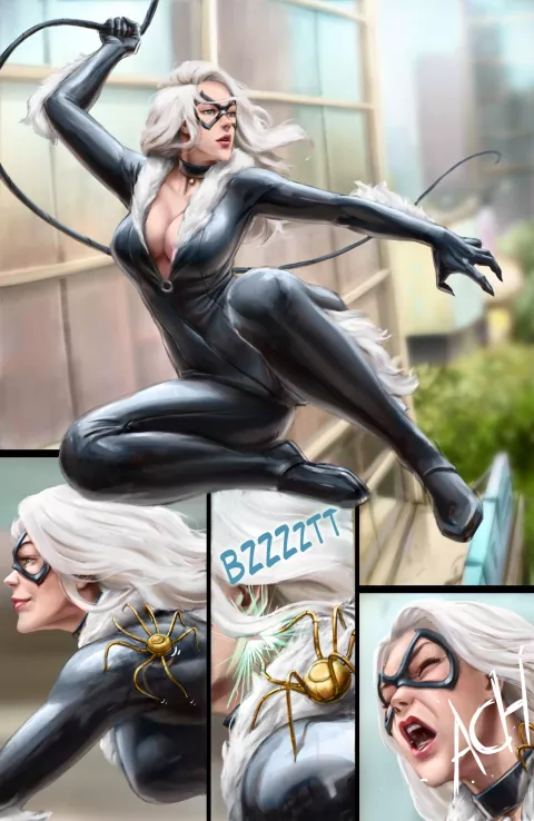 The Superior Blackcat!? [CunCyun] rule 34 porn comic cover