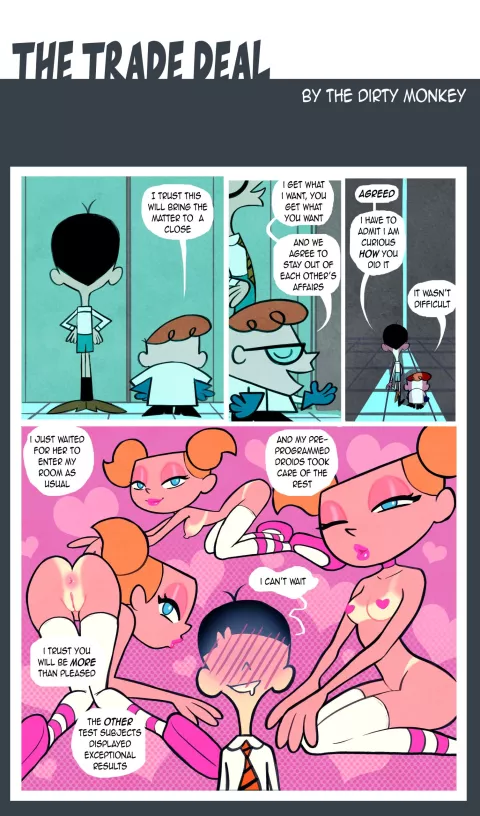 The Trade Deal (Dexter’s Laboratory) [TheDirtyMonkey] rule 34 porn comic cover