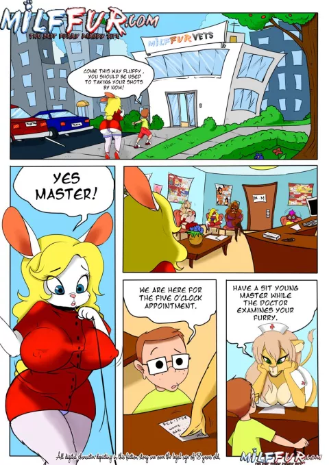 The Vet [MILFFur] rule 34 porn comic cover