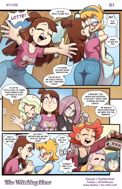 The Witching Hour (Little Witch Academia) [TheOtherHalf] rule 34 porn comic cover