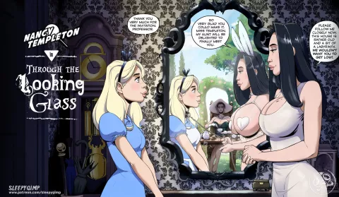Through The Looking Glass [Sleepy Gimp] rule 34 porn comic cover