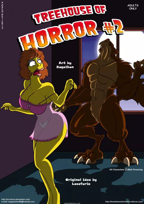 Treehouse Of Horror (The Simpsons) [KogeiKun] rule 34 porn comic cover