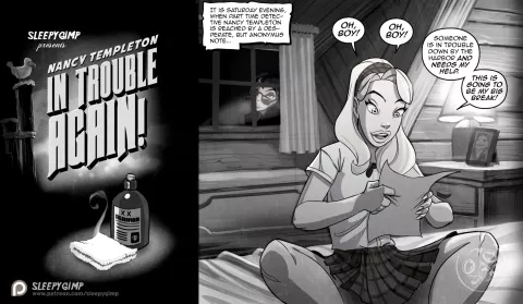 Trouble Again! [Sleepy Gimp] rule 34 porn comic cover