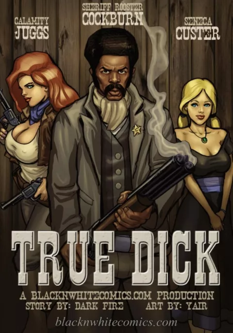 True Dick [BlackNWhiteComics] rule 34 porn comic cover