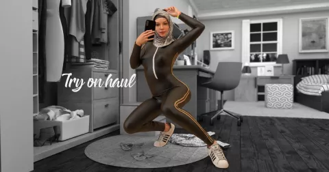 Try On Haul [Crispy Cheese] rule 34 porn comic cover