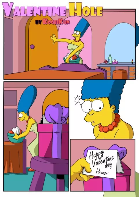 Valentine Hole (The Simpsons) [KogeiKun] rule 34 porn comic cover