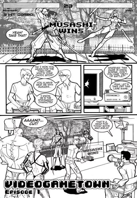 Videogame Town [Leandro Comics] rule 34 porn comic cover
