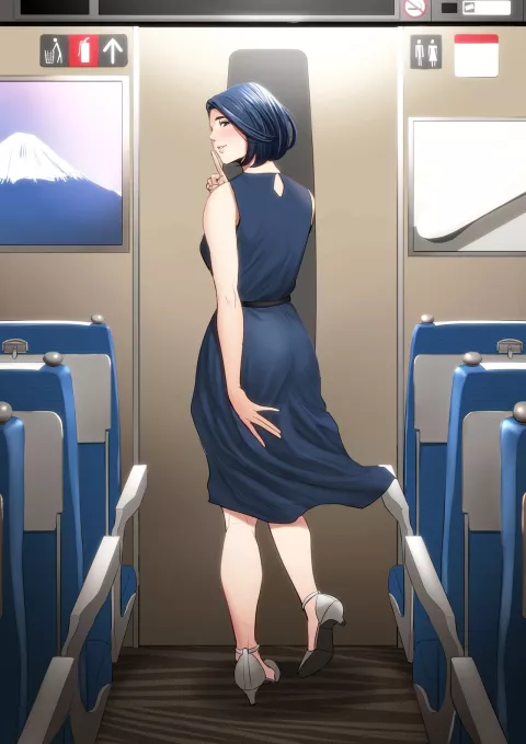 What Are You Doing On The Shinkansen? [Tamagou] rule 34 porn comic cover