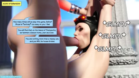 What Happens on Themyscira (Justice League) [SquarePeg3D] rule 34 porn comic cover
