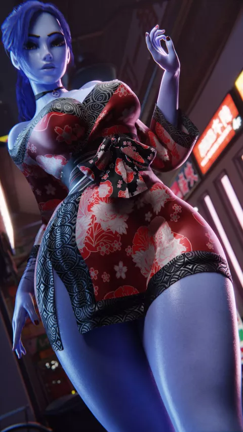 Widowmaker (Overwatch) [PervertMuffinMajima] rule 34 porn comic cover