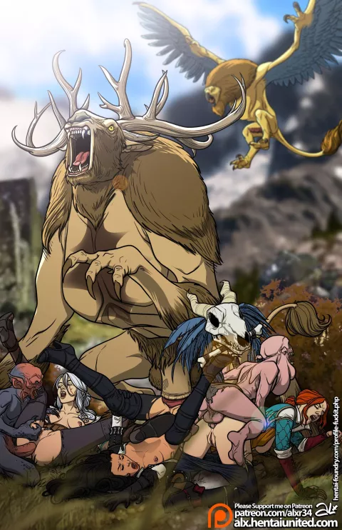 Witcher Short (The Witcher) [Alxr34] rule 34 porn comic cover