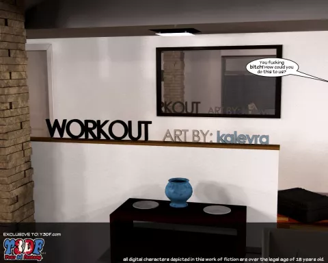 Workout [Y3DF] rule 34 porn comic cover
