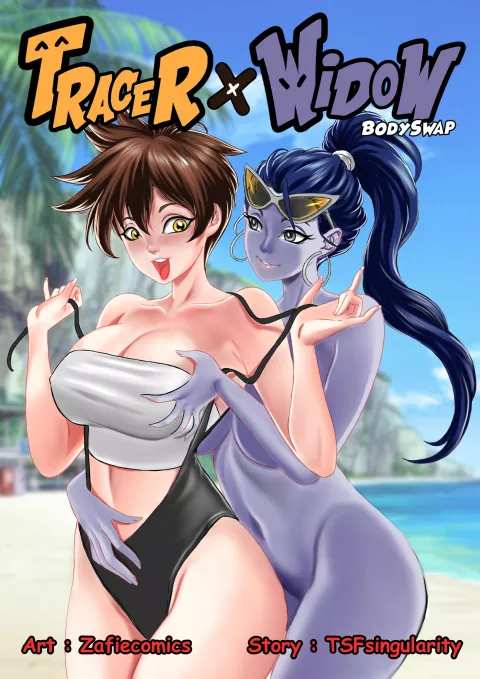 ZafieComics TxW (Overwatch) [TSFSingularity] rule 34 porn comic cover