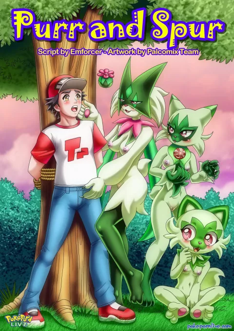Purr and Spur (Pokemon) [Palcomix] rule 34 porn comic cover