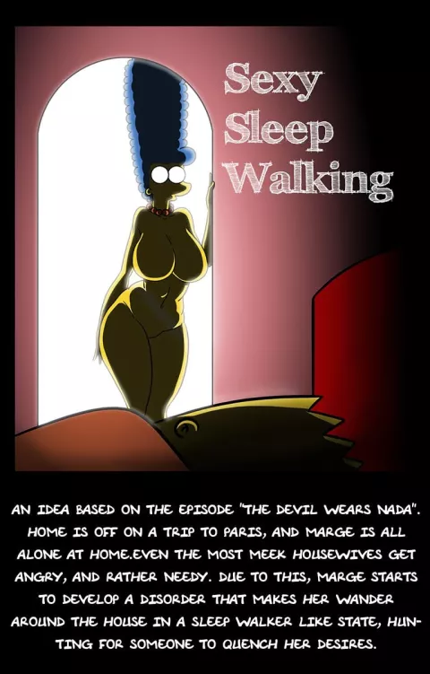 Sexy Sleep Walking (The Simpsons) [KogeiKun] rule 34 porn comic cover