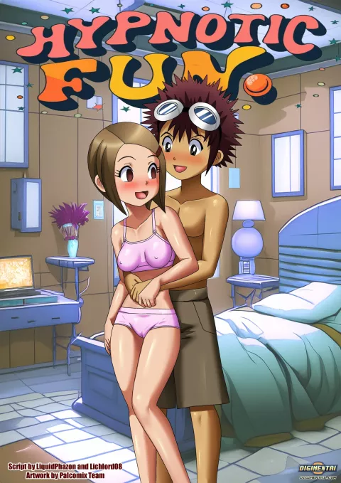 Hypnotic Fun (Digimon) [Palcomix] rule 34 porn comic cover