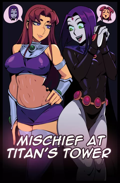 Michief at Titans Tower (Teen Titans) [TSFSingularity] rule 34 porn comic cover