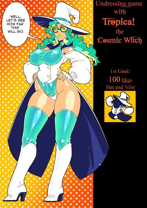 Undressing Game with Tropica the Cosmic Witch [MAD-Project] rule 34 porn comic cover