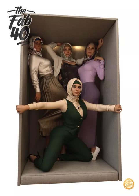 The Fab 40 [Crispy Cheese] rule 34 porn comic cover