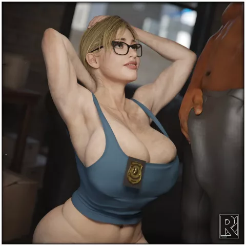 Officer Val – Creamy Promotion (Resident Evil) [Rro.lled] rule 34 porn comic cover