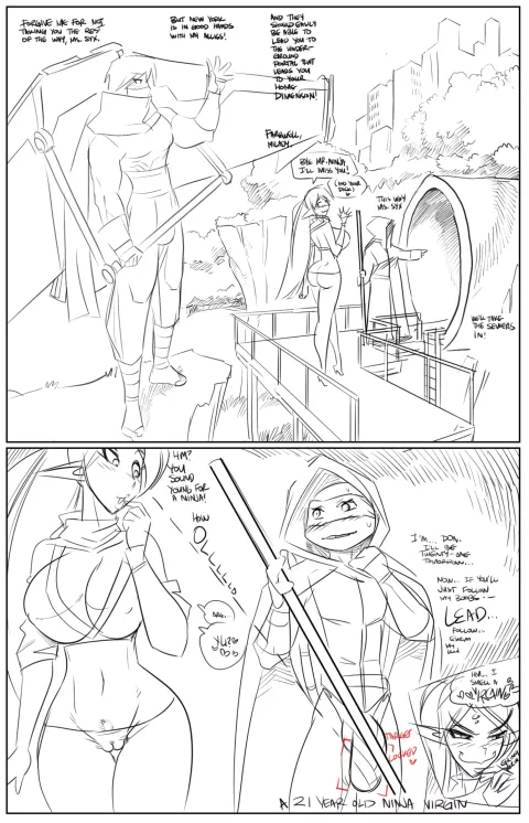 Donny x Syx (Teenage mutant ninja turtles , Mana World) [Fred Perry] rule 34 porn comic cover