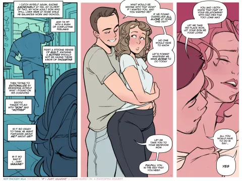 If I Just Imagine [NotEnoughMilk] rule 34 porn comic cover