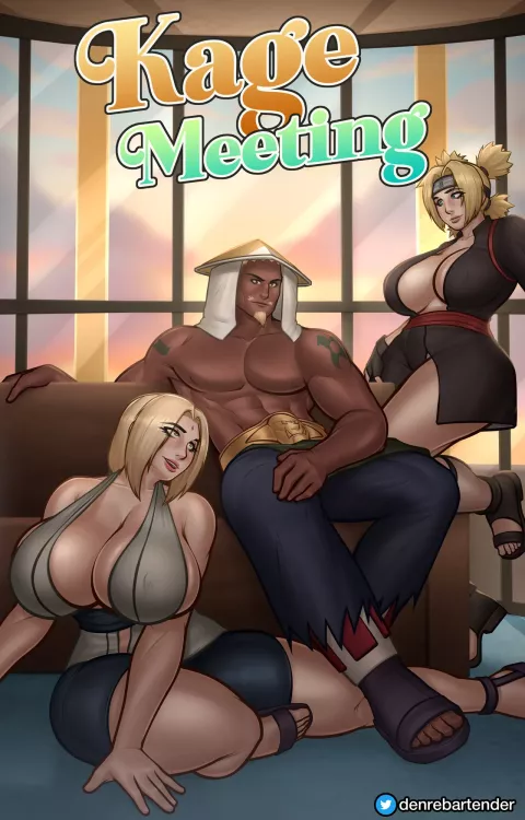Kage Meeting (Boruto) [Denre Bartender] rule 34 porn comic cover