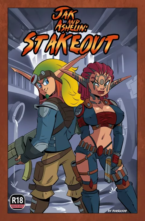 Jak and Ashelin: Stakeout [FunsexyDB] rule 34 porn comic cover