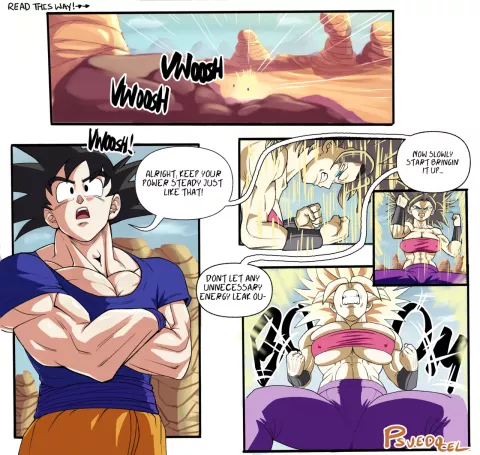Caulifla's Ki Malfunction (Dragon Ball Super) [Pseudocel] rule 34 porn comic cover