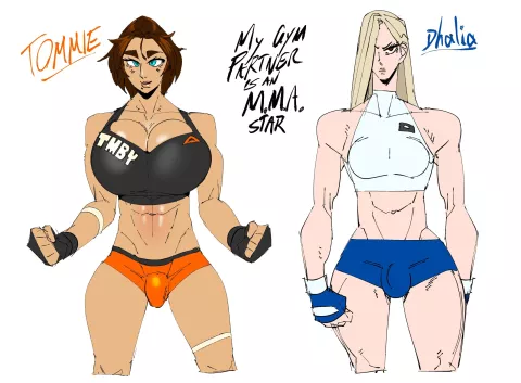 My Gym Partner is a Stacked Tomboy [DSAN] rule 34 porn comic cover