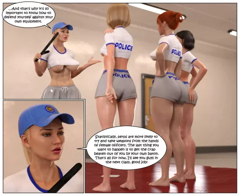 Baton Training [Nonsane] rule 34 porn comic cover