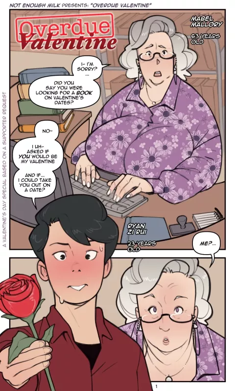 Overdue Valentine [NotEnoughMilk] rule 34 porn comic cover