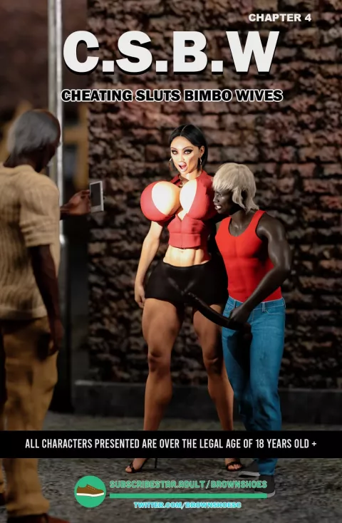 Cheating Sluts Bimbo Wifes [Brown Shoes] rule 34 porn comic cover