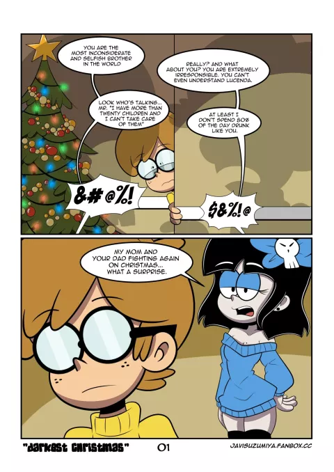 Darkest Christmas (The Loud House) [JaviSuzumiya] rule 34 porn comic cover