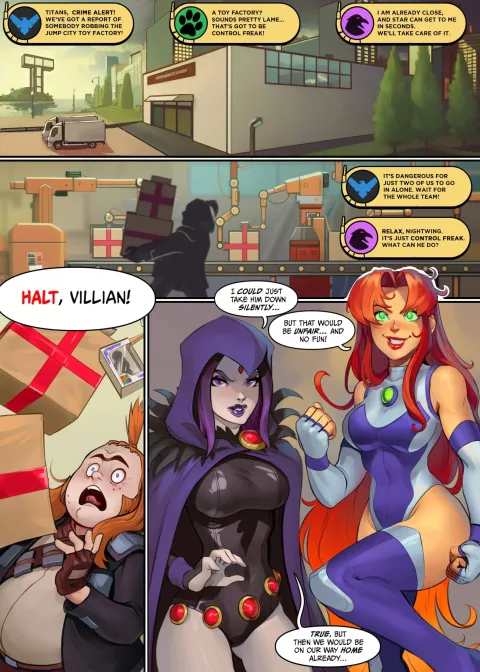 Action Toys (Teen Titans) [SanePerson] rule 34 porn comic cover