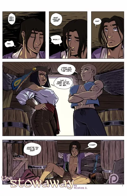 The Stowaway [Mister D.] rule 34 porn comic cover