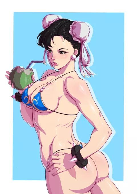 Swap by the Beach ⛱ (Street Fighter) [TSFSingularity , Potemkin] rule 34 porn comic cover