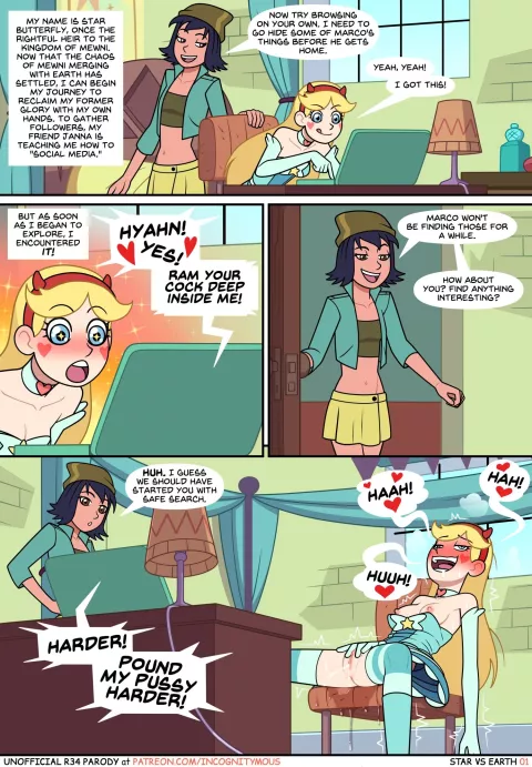 Star vs. Earth (Star VS. The Forces Of Evil) [Incognitymous] rule 34 porn comic cover