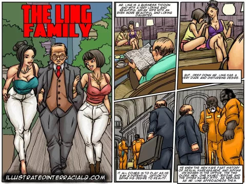 The Ling Family [IllustratedInterracial] rule 34 porn comic cover